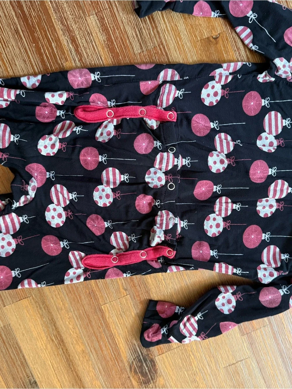 KicKee Pants 18-24M Christmas Ornament Footless Zip Pajamas